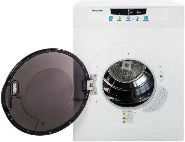 Alt view image 9 of 15 - Magic Chef MCSDRY35W 3.5 Cubic-ft Electric Dryer