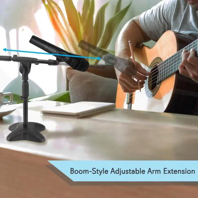 Alt view image 10 of 13 - Pyle-Pro PMKS7 Compact Base Microphone Stand