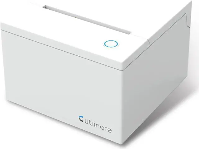 Alt view image 10 of 13 - Cubinote Pro Thermal Printer | Inkless Sticky Note Printer | Wi-Fi and Bluetooth Mode | Compatible With iPhone And Android - WHITE