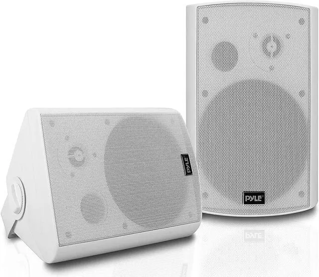 Alt view image 4 of 9 - Pyle PDWR61BTWT Speaker System - 60 W RMS - Wireless Speaker(s) - Wall Mountable - White