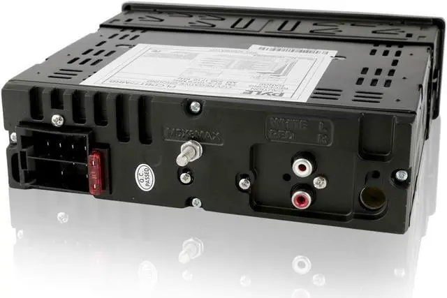 Alt view image 4 of 10 - marine stereo receiver speaker kit  indash lcd digital console builtin bluetooth & microphone 6.5 waterproof speakers 2 w/ mp3/usb/sd/aux/fm radio reader & remote control  pyle plcdbt75mrb