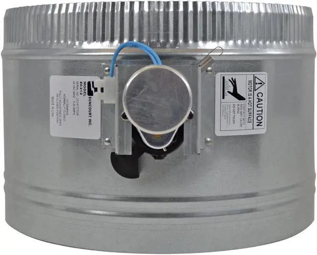Alt view image 3 of 7 - Suncourt ZC212 ZoneMaster 12 In Adjustable Angle Normally Closed Airflow Damper