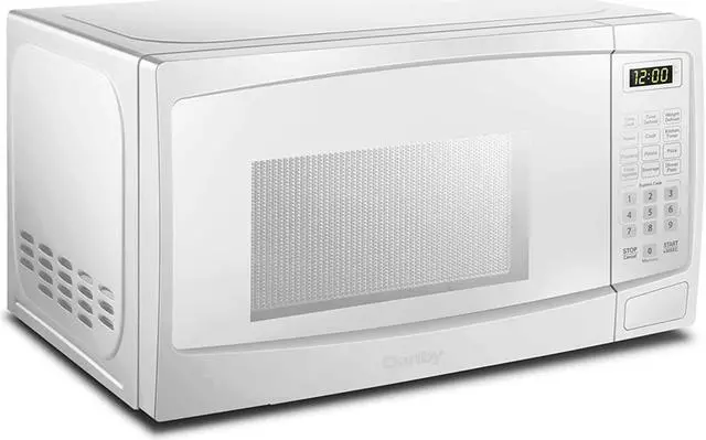 Alt view image 4 of 10 - Danby 0.7 cu. ft. Countertop Microwave - White (DBMW0720BWW)