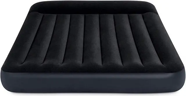 Alt view image 2 of 7 - Intex Dura Beam Pillow Rest Classic Airbed Mattress with Built-In Pump, Queen
