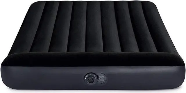 Alt view image 4 of 7 - Intex Dura Beam Pillow Rest Classic Airbed Mattress with Built-In Pump, Queen