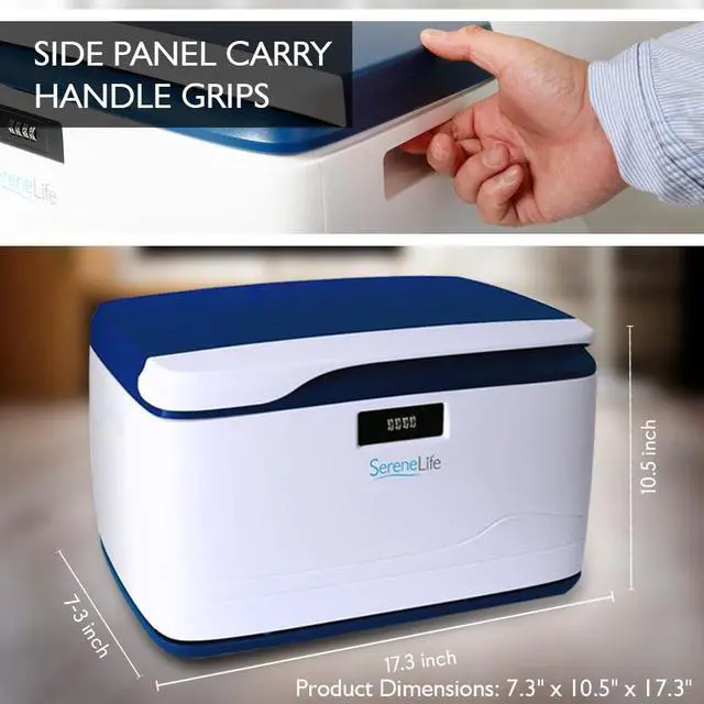 Alt view image 4 of 14 - SereneLife Locking Storage Container Bin - 5 Gallon Large Capacity - Stackable Storage Tote Deck Tough Box - Durable Plastic Household Organizer Bins with Lid, Combination Lock Security - SLSBIN10