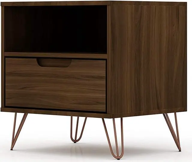 Alt view image 8 of 20 - Rockefeller 1.0  Nightstand in Brown