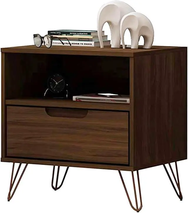 Alt view image 16 of 20 - Rockefeller 1.0  Nightstand in Brown