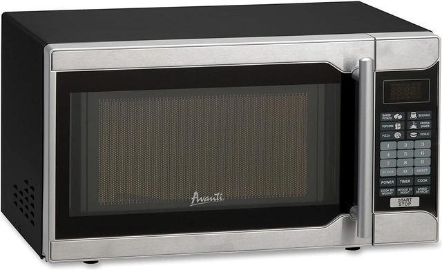 Avanti MO7103SST 0.7 Cubic Foot Capacity Microwave Oven - Black