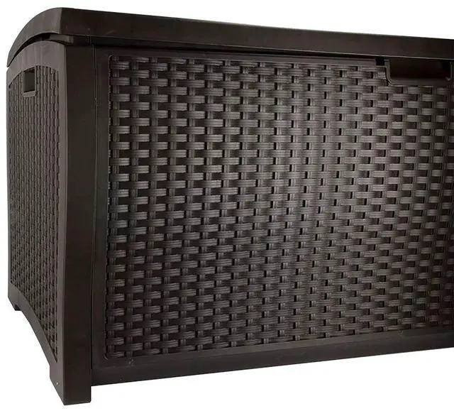 Alt view image 15 of 19 - Suncast DBW9200 Large Deck Box - 13.23 cu ft - 50" x 25.5" x 25.5" - Java