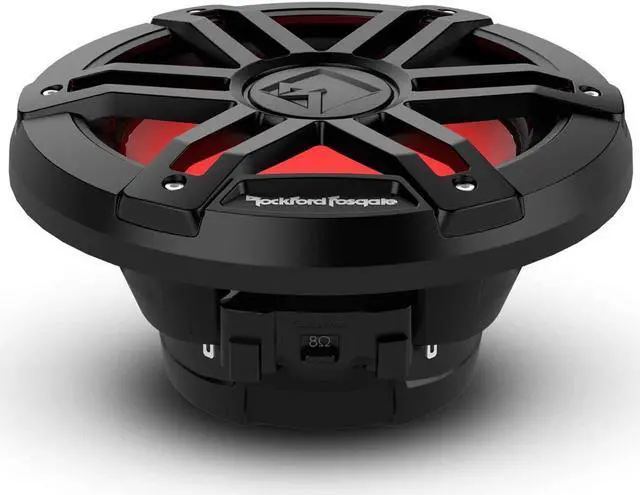 Alt view image 3 of 9 - Rockford Fosgate M1D4-8B Color Optix 8'' DVC 4-Ohm Marine Subwoofer - Black