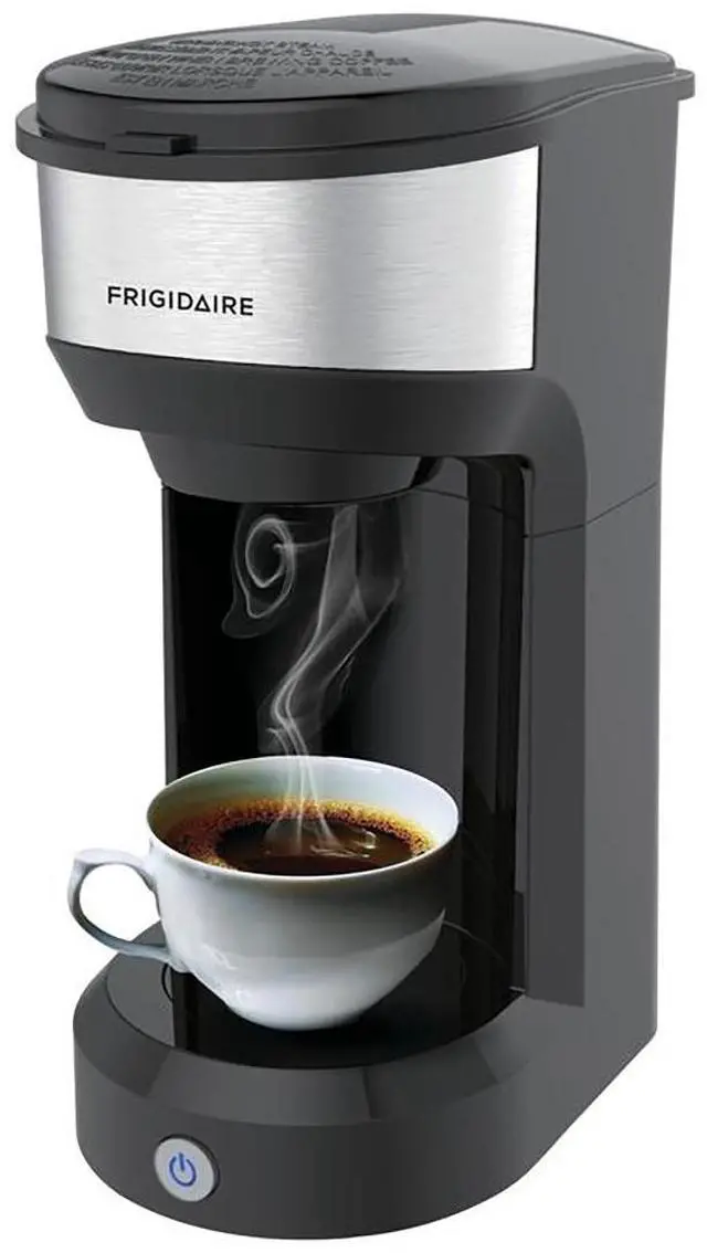 Alt view image 2 of 10 - Frigidaire ECMK103 1 C Single Serve Coffee Maker w/ Fast Brew Technology, Black