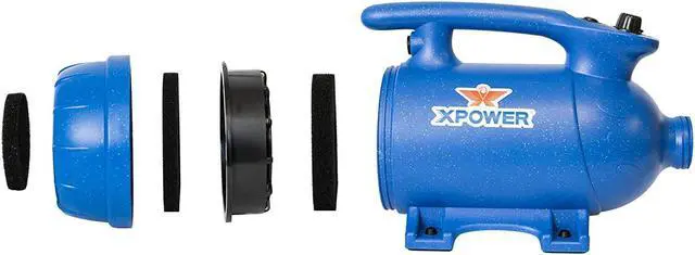 Alt view image 3 of 15 - XPOWER B-24 Thermal Ace 3 HP Dog Grooming Force Pet Dryer with 2 Heat Settings