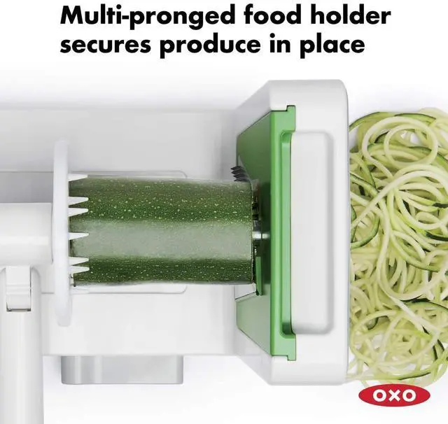 Alt view image 16 of 19 - OXO Good Grips 3-Blade Tabletop Spiralizer with StrongHold Suction