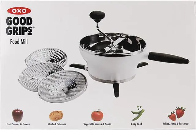 Alt view image 10 of 10 - OXO Good Grips Food Mill - 3 discs