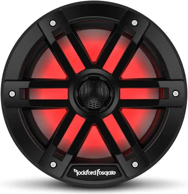 Alt view image 3 of 7 - Rockford Fosgate M1-8B Color Optix 2-Way 8" Marine Speakers - Black