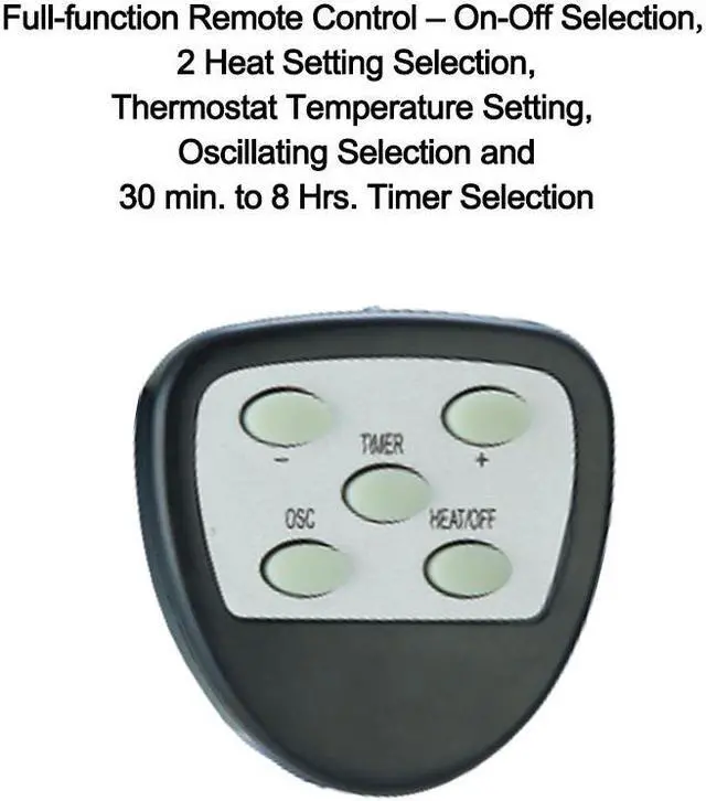 Alt view image 10 of 15 - Optimus H-4501 14" Oscillating Pedestal Digital Dish Heater, with Remote
