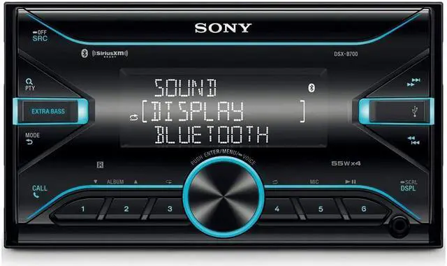 Alt view image 9 of 20 - Sony DSX-B700 Double-DIN Digital Media Receiver w/ Bluetooth