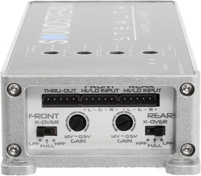 Alt view image 2 of 5 - Soundstream ST4.1200D Stealth Series 1200W Class D 4 Channel Car Audio Amplifier