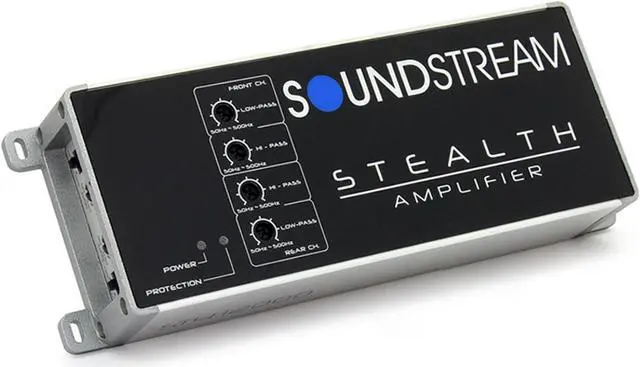 Main image of Soundstream ST4.1200D Stealth Series 1200W Class D 4 Channel Car Audio Amplifier