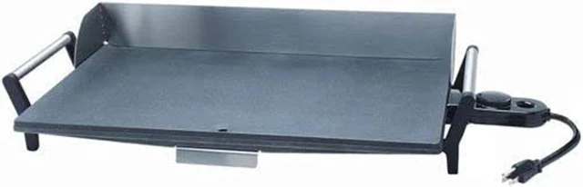 Alt view image 4 of 12 - BroilKing Pro Gray Griddle With Stainless Handles And Backsplash - PCG-10
