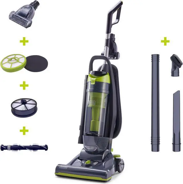 Alt view image 2 of 7 - Black and Decker BDURV309 Bagless Upright Pet Vacuum with HEPA Filter