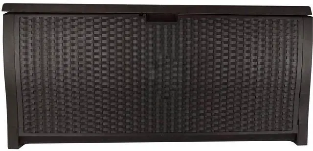 Alt view image 13 of 19 - Suncast DBW9200 Large Deck Box - 13.23 cu ft - 50" x 25.5" x 25.5" - Java