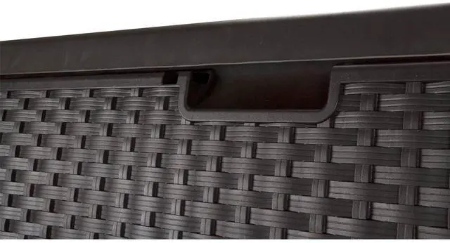 Alt view image 14 of 19 - Suncast DBW9200 Large Deck Box - 13.23 cu ft - 50" x 25.5" x 25.5" - Java