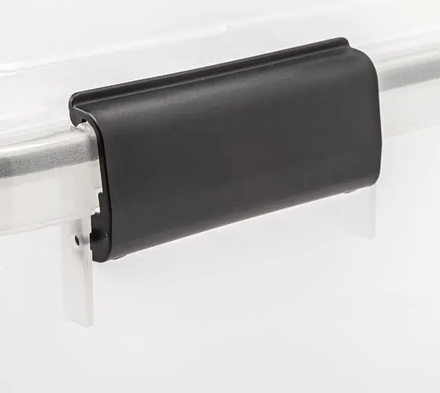 Alt view image 3 of 8 - IRIS USA 30.6 Quart Clear Plastic Weathertight Plastic Storage Container Box