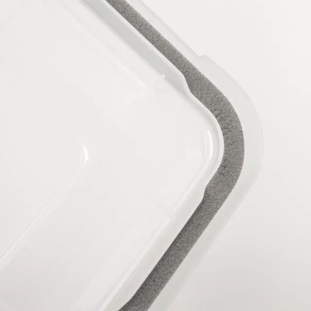 Alt view image 4 of 8 - IRIS USA 30.6 Quart Clear Plastic Weathertight Plastic Storage Container Box