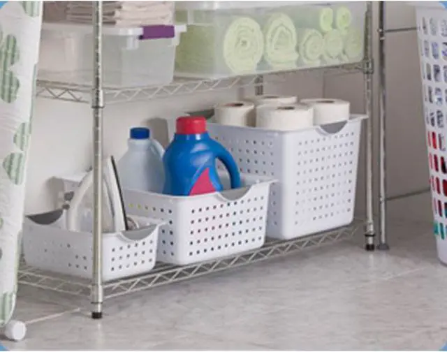 Alt view image 5 of 12 - Sterilite Basket Ultra Sm Wht 2194-2149