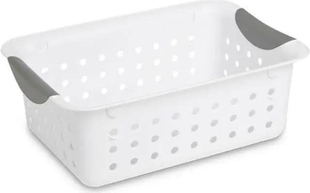 Alt view image 4 of 12 - Sterilite Basket Ultra Sm Wht 2194-2149