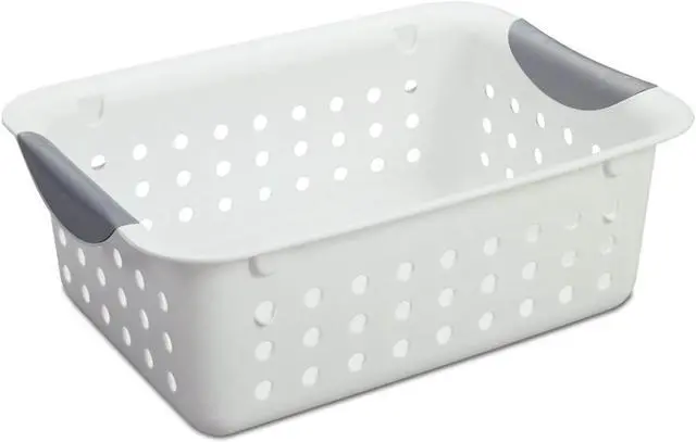 Alt view image 6 of 12 - Sterilite Basket Ultra Sm Wht 2194-2149