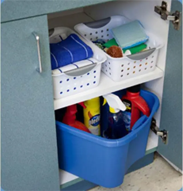 Alt view image 10 of 12 - Sterilite Basket Ultra Sm Wht 2194-2149