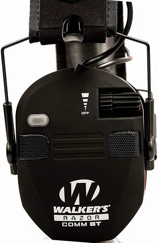Alt view image 5 of 8 - Walker's Razor Slim Electronic Bluetooth Shooting Ear Protection Muff, Black