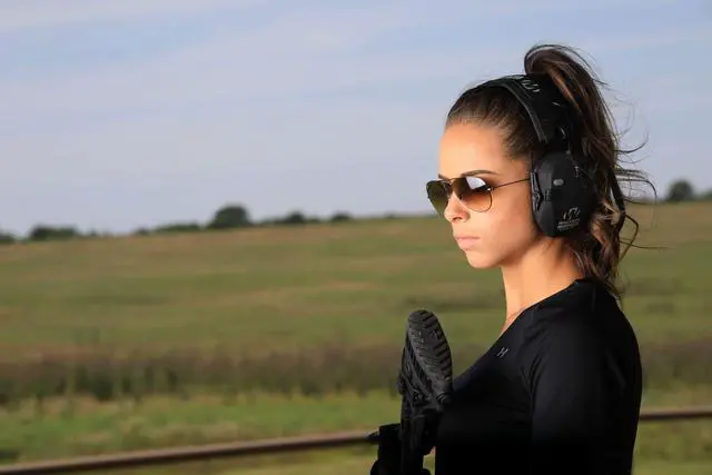 Alt view image 6 of 8 - Walker's Razor Slim Electronic Bluetooth Shooting Ear Protection Muff, Black