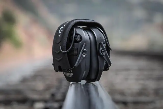 Alt view image 3 of 8 - Walker's Razor Slim Electronic Bluetooth Shooting Ear Protection Muff, Black