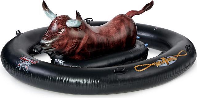 Alt view image 6 of 11 - Intex PBR Inflatabull Bull-Riding Giant Inflatable Swimming Pool Lake Fun Float