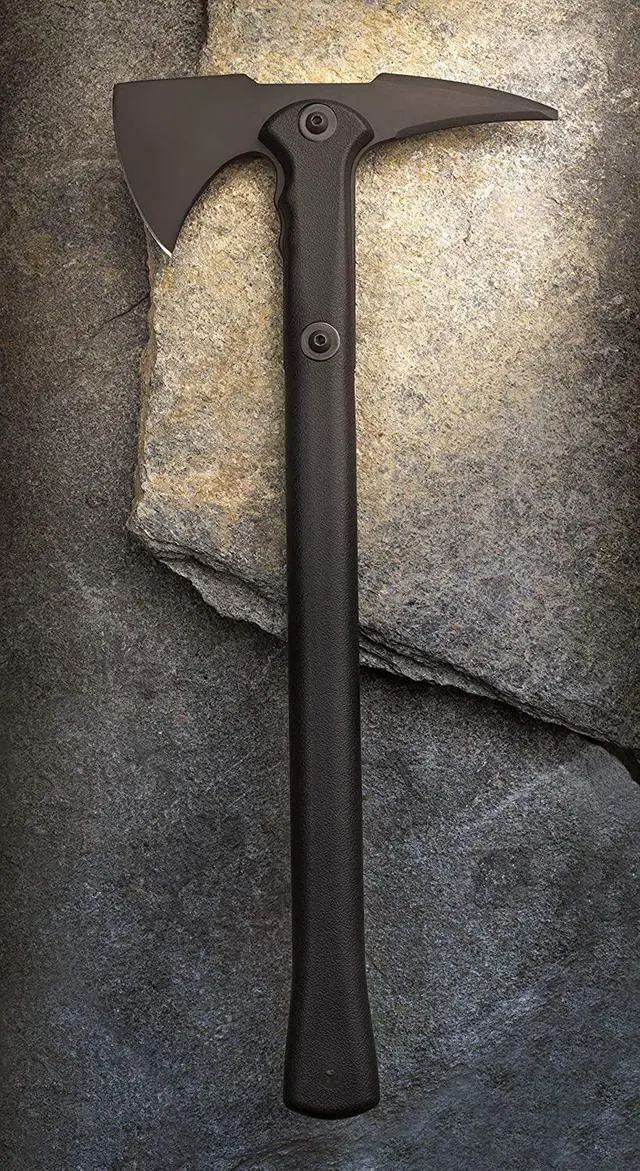 Alt view image 6 of 6 - Cold Steel 29.5 Oz Carbon Steel Tactical War Hawk Tomahawk Throwing Axe & Sheath