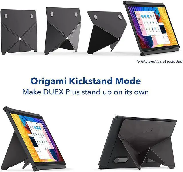 Alt view image 9 of 20 - Mobile Pixels DUEX Plus 13.3" 16:9 FHD Portable Laptop LCD Monitor, Deep Gray