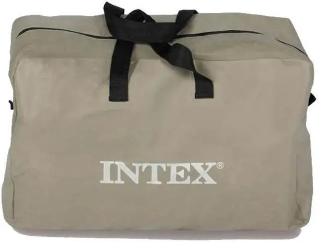 Alt view image 6 of 7 - Intex Explorer K2 Yellow 2 Person Inflatable Kayak with Oars & Air Pump (2 Pack)