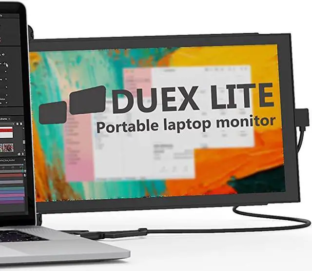 Alt view image 5 of 19 - Mobile Pixels DUEX Lite 12.5" 16:9 FHD Portable Laptop LCD Monitor, Cool White