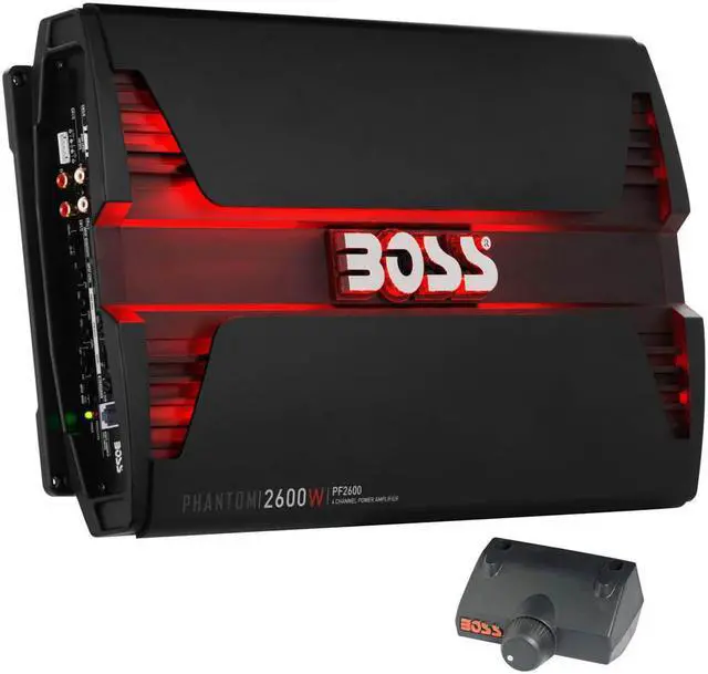 Main image of Boss Audio PF2600 2600W 4 Channel Car Audio Amplifier Power LED Amp+Remote
