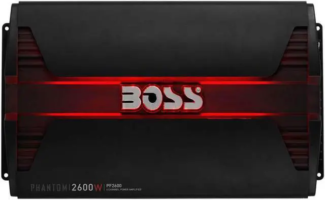 Alt view image 2 of 11 - Boss Audio PF2600 2600W 4 Channel Car Audio Amplifier Power LED Amp+Remote