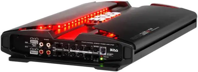 Alt view image 4 of 11 - Boss Audio PF2600 2600W 4 Channel Car Audio Amplifier Power LED Amp+Remote
