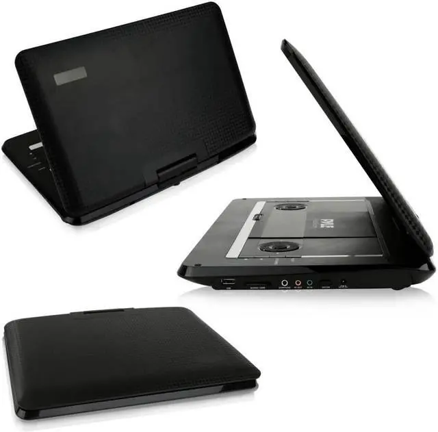 Alt view image 8 of 11 - Pyle PDV156BK 17.8" Portable Multimedia Disc Player,15.6" Display HD Widescreen Display, Built-in Rechargeable Battery, USB/SD Card Memory Readers