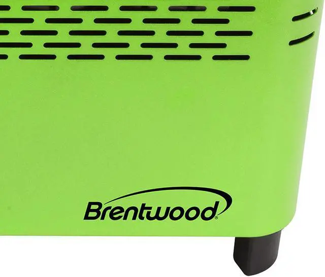 Alt view image 3 of 8 - Brentwood BBF-31G Non-Stick Dishwasher Safe Portable Outdoor Barbecue, Green