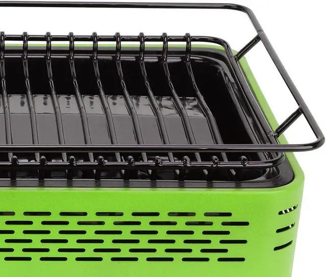 Alt view image 4 of 8 - Brentwood BBF-31G Non-Stick Dishwasher Safe Portable Outdoor Barbecue, Green
