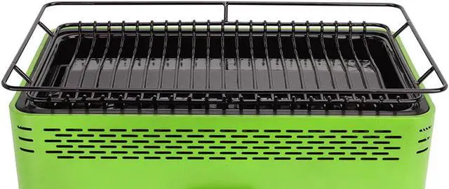 Alt view image 5 of 8 - Brentwood BBF-31G Non-Stick Dishwasher Safe Portable Outdoor Barbecue, Green