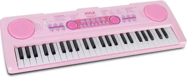 Alt view image 3 of 10 - electric keyboard piano for kids-portable 49 key electronic musical karaoke keyboard, learning keyboard for children w/drum pad